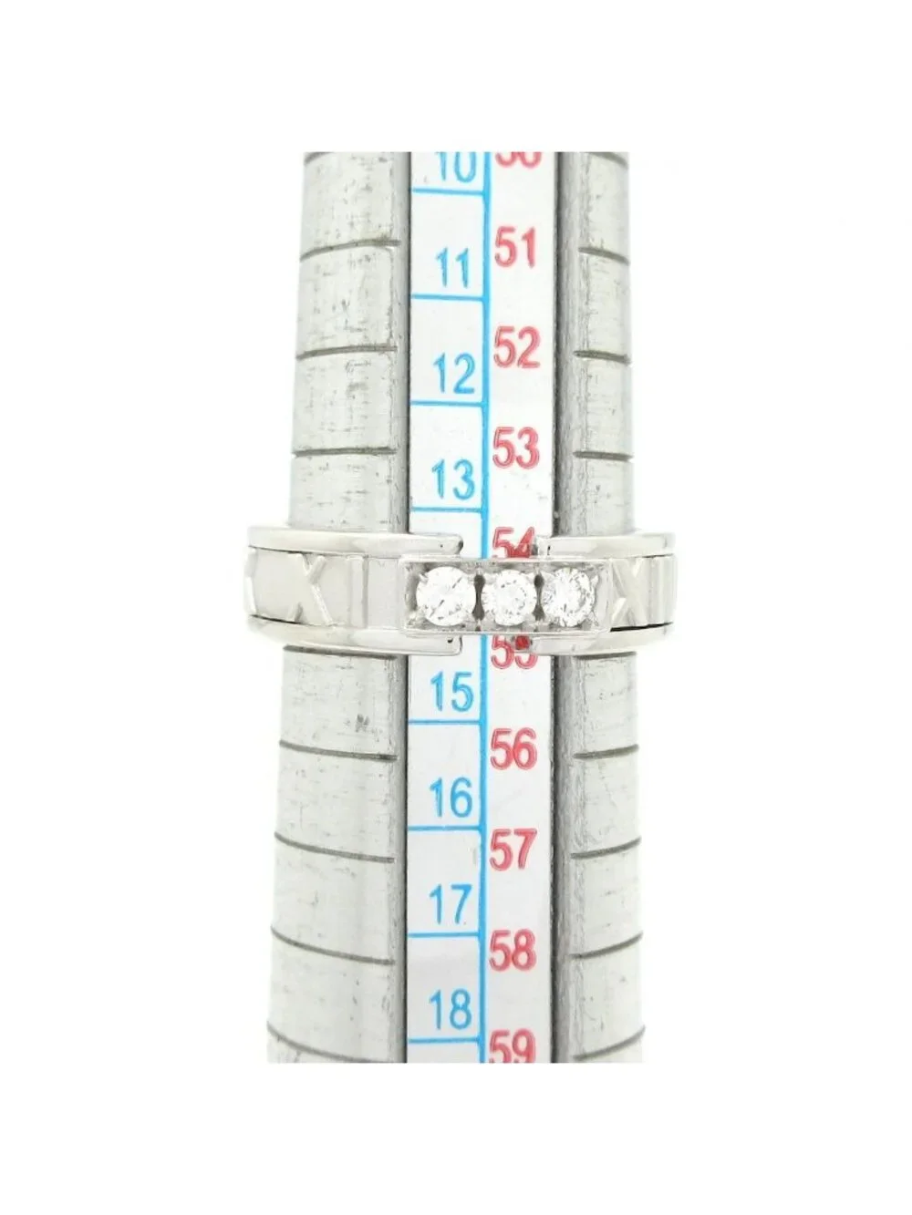 Tiffany & Co Ring Atlas 18k White Gold Diamond